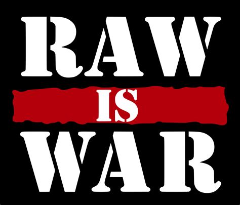 WWF Raw Is War (1997-2001) Logo (Swapped Colors) by DarkVoidPictures on ...