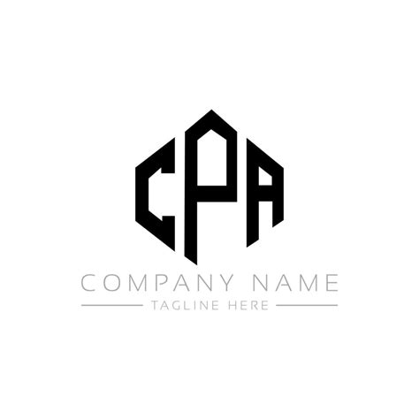 CPA letter logo design with polygon shape. CPA polygon and cube shape ...