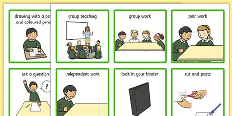 Visual Supports In The Classroom Card Pack - Inclusion