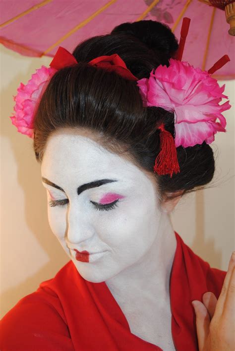 Geisha Hair Tutorial | Karneval, Selber machen, Make up