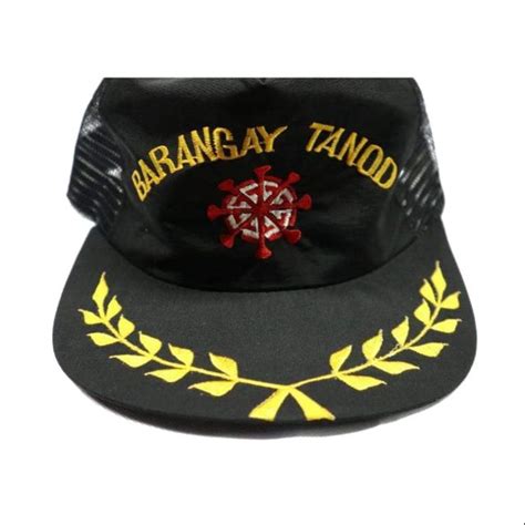 Barangay Tanod Cap with Laurel Logo Adjustable Size | Shopee Philippines