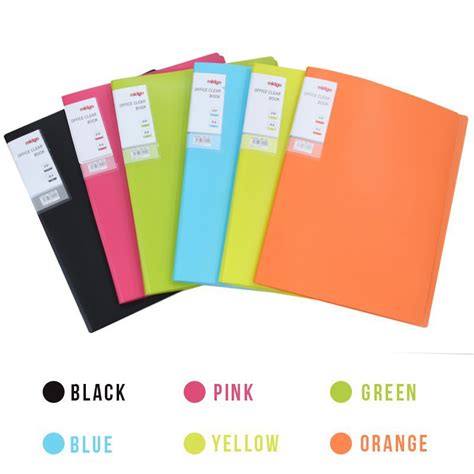 File Folder | A4 | 80 100 Pockets | Fail Buku | Clear Book | File Holder | Shopee Malaysia