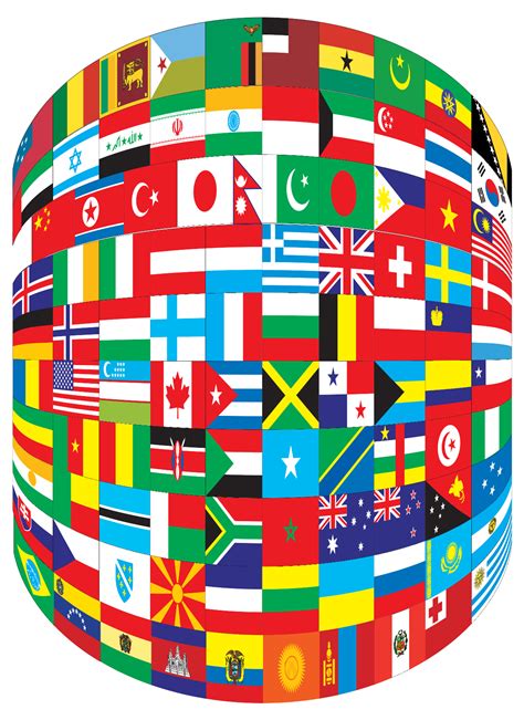 Download World Flags Cylinder SVG | FreePNGimg