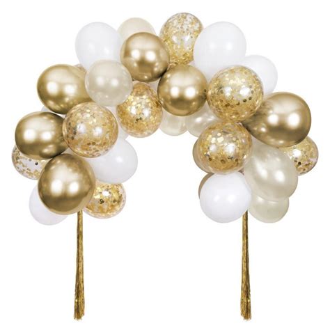 Gold Balloon Arch | Gold balloons, Balloon arch, 40 balloons