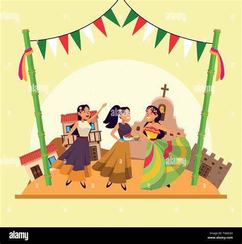 Los mexicanos el cinco de mayo cartoon Imagen Vector de stock - Alamy