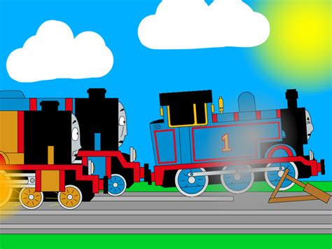 Thomas' Crash by Fuzzyboy190 on DeviantArt