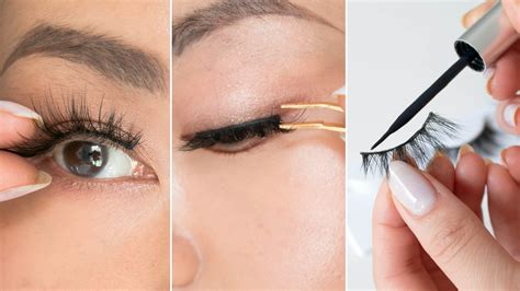 How to Apply False Eyelashes: Step-by-Step Guide With Photos | Allure