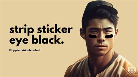 Baseball Eye Black Designs - Applied Vision Baseball