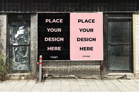 Street Poster Mockup | Poster mockup, Poster mockup psd, Mockup