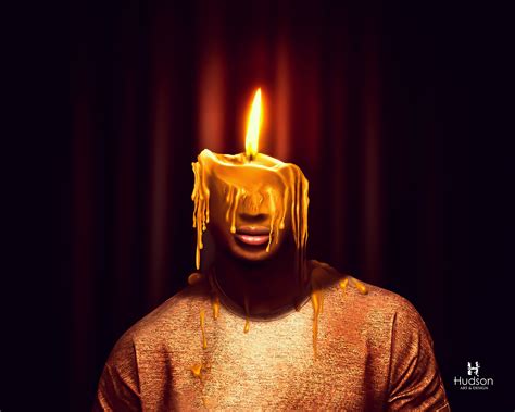 Art - Candle Melting Portrait on Behance