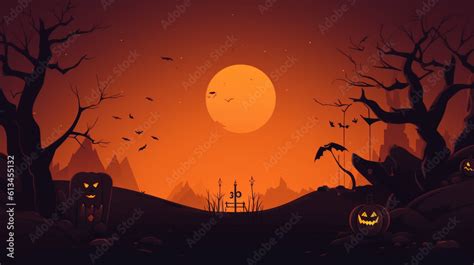 Vector illustration. Halloween 2023 banner. Generative AI Stock ...