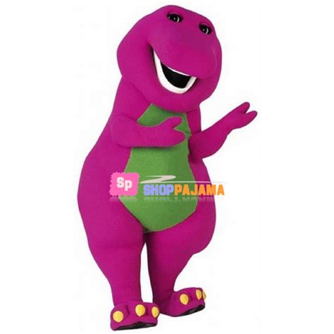 Barney Dinosaur Mascot Costume