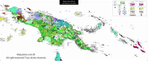 Papua New Guinea Language Map - China Map Tourist Destinations