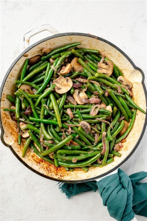 Green Beans with Mushrooms - Skinnytaste