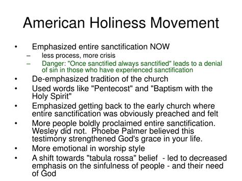 PPT - Revivalism and the Holiness Movement PowerPoint Presentation, free download - ID:6588263