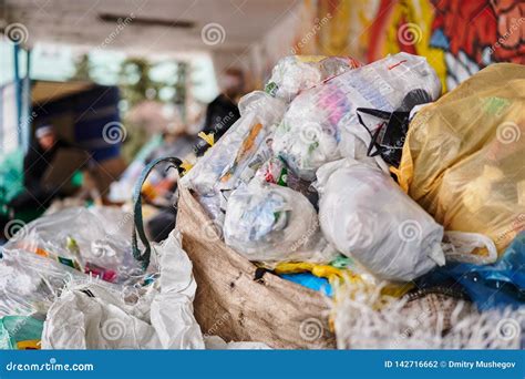 A Pile of Plastic Trash Prepared for Recycling Stock Photo - Image of empty, garbage: 142716662