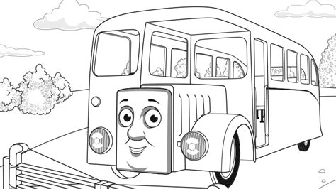 Bertie The Bus Coloring Pages