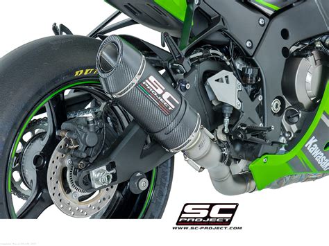 Race Oval Exhaust by SC-Project Kawasaki / Ninja ZX-10R / 2017 (K22-40FTC)