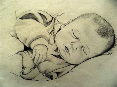 Baby Sleeping Drawing at GetDrawings | Free download