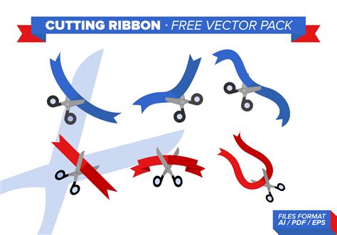 Cutting Ribbon Free Vector Pack - Download Free Vector Art, Stock Graphics & Images