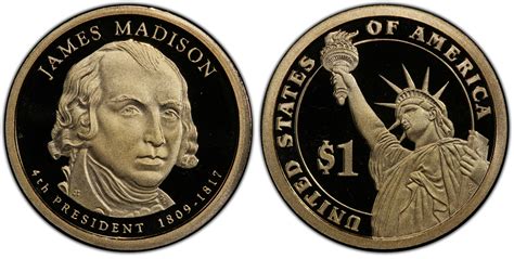 Images of Presidential Dollars 2007-S $1 James Madison, DCAM - PCGS ...