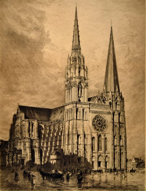 Chartres Cathedral from the collection of Anderson Gallery - BSU ...