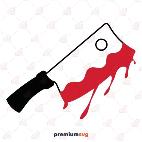 Bloody Butcher Knife SVG, Halloween Bloody Knife SVG Cut Files | PremiumSVG