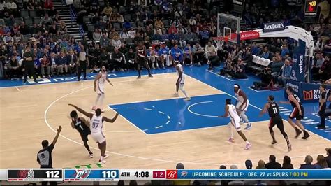 [Highlight] Anfernee Simons hits back-to-back threes, this one a ridiculous shot clock buzzer ...