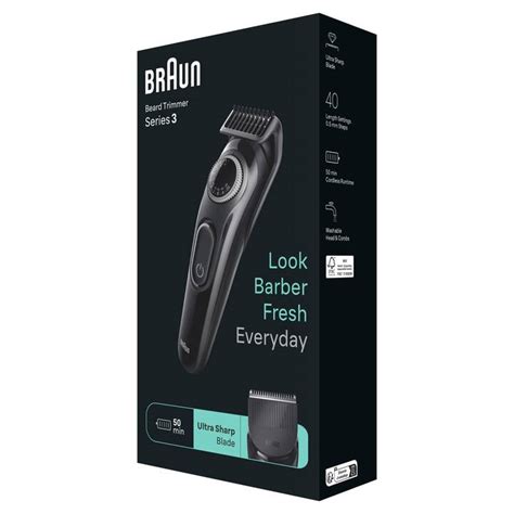 BRAUN Beard Trimmer Series 3 BT3410 - Interdiscount