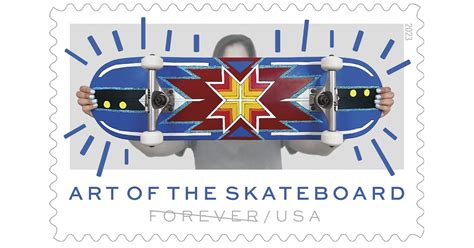 USPS Releases Art of the Skateboard Stamps