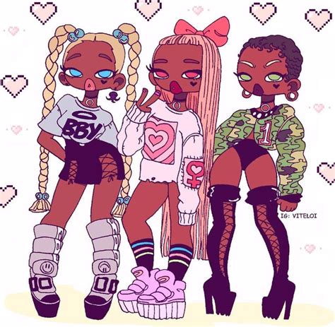 ♀Cyber Powerpuff Gyals♀ #powerpuffgirls #cyberghetto #fanart #cartoon # ...