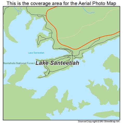 Aerial Photography Map of Lake Santeetlah, NC North Carolina