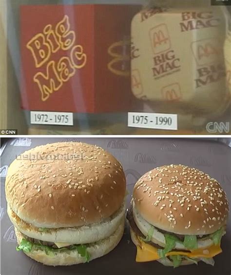 Big Mac Size Comparison : r/pics