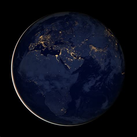 Gallery of How Satellite Images of the Earth at Night Help Us ...