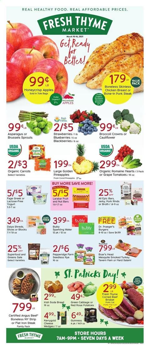 Fresh Thyme Weekly Ad Flyer March 10 to March 16