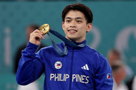 Olympics, Gymnastics: Philippines' Yulo wins men's floor exercise gold medal