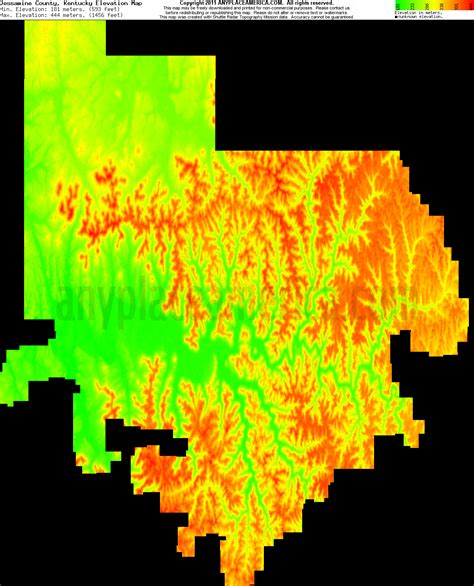Free Jessamine County, Kentucky Topo Maps & Elevations