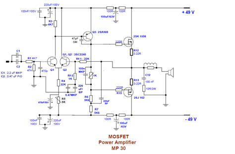 Mosfet Amplifier Circuit Design