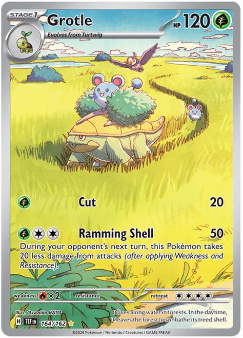 Grotle - Temporal Forces #164 Pokemon Card