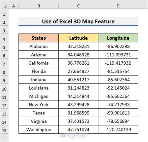 How to Plot Points on a Map in Excel (2 Effective Ways) - ExcelDemy