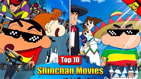 Top 10 Crayon Shin-Chan Movie List in Tamil | Shin-Chan Thug life Movies - YouTube