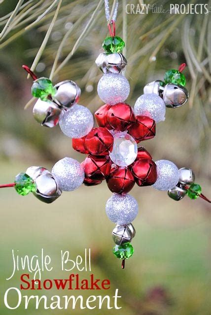 Jingle Bell Snowflake Ornaments