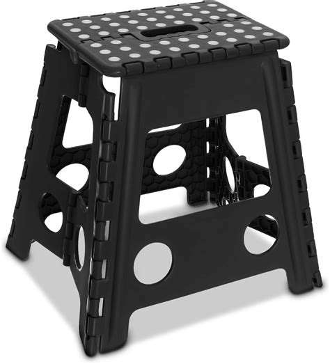 FiNeWaY Heavy Duty Large Folding Step Stool - Anti Slip Stepping Stool for Kids and Adults with ...