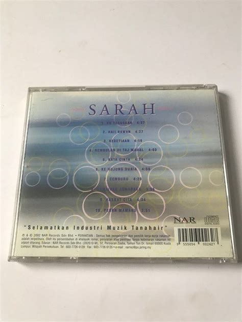 CD Siti Sarah - Sarah Debut Album 2002, Hobbies & Toys, Music & Media ...