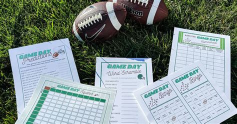 Print, Play, Party: Score a Touchdown with these Easy Super Bowl Party Games