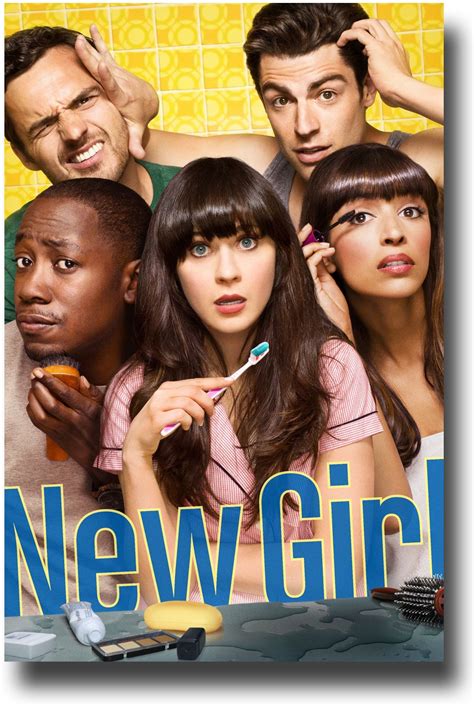 New Girl Poster - TV Show Promo Flyer 11 x 17 Mirror Poster for sale at concertposter.org ...