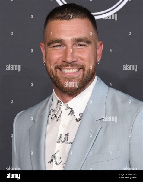 Travis Kelce arrives at the 2022 ESPYs held at the Dolby Theater in ...