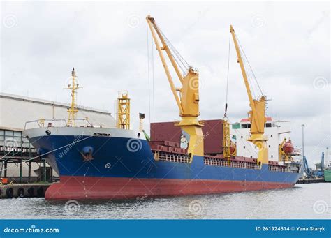 Cargo Ship stock photo. Image of trade, travel, ship - 261924314