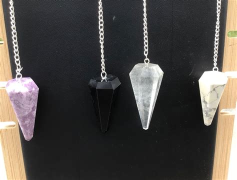 Crystal Pendulum, - Etsy