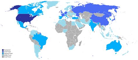 Map of World Powers [1014x445] : MapPorn